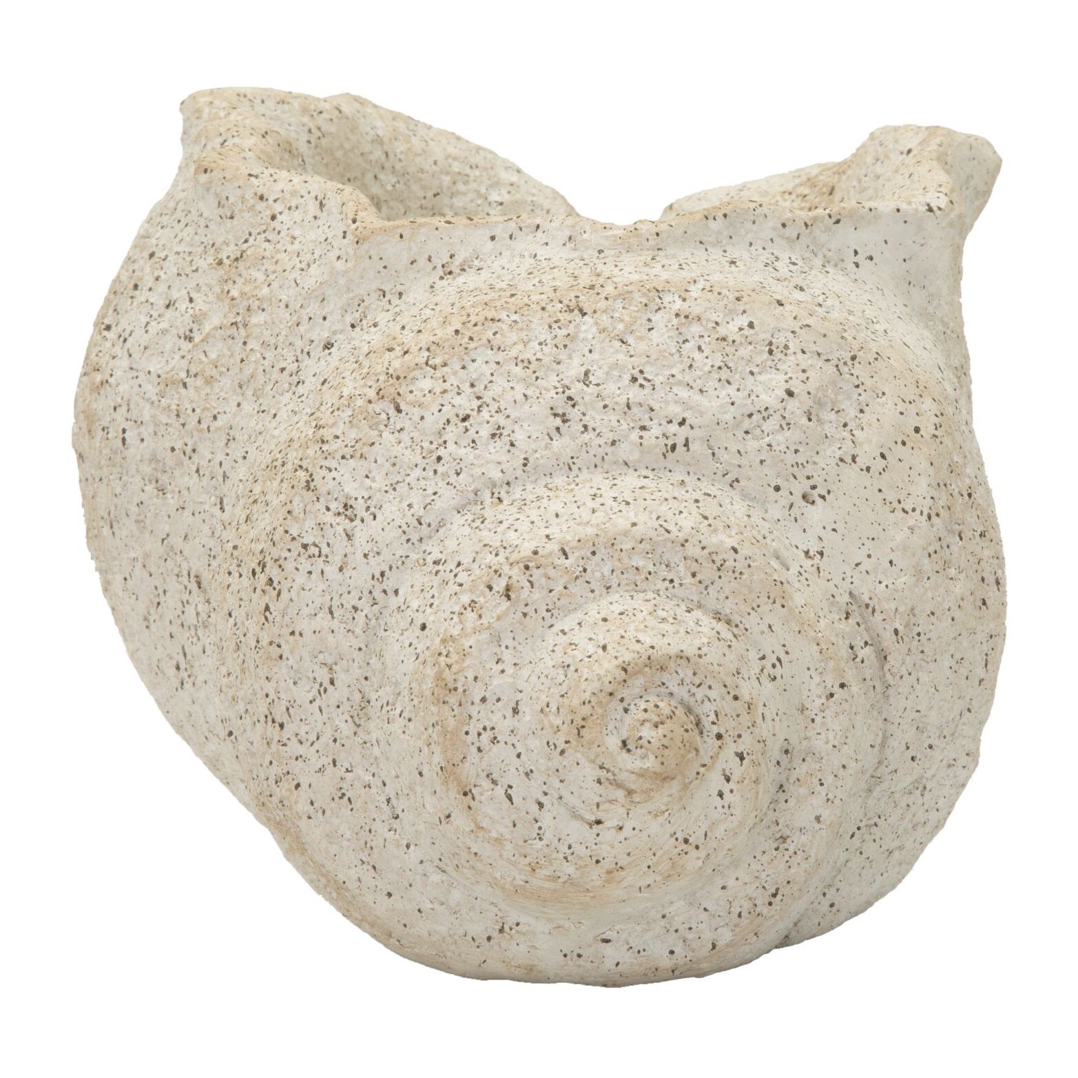 VASO SHELL SAND -B- CM 35X23X18 (APERTURA CM Ø 17X14)
