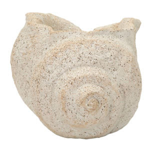 VASO SHELL SAND -B- CM 35X23X18 (APERTURA CM Ø 17X14)