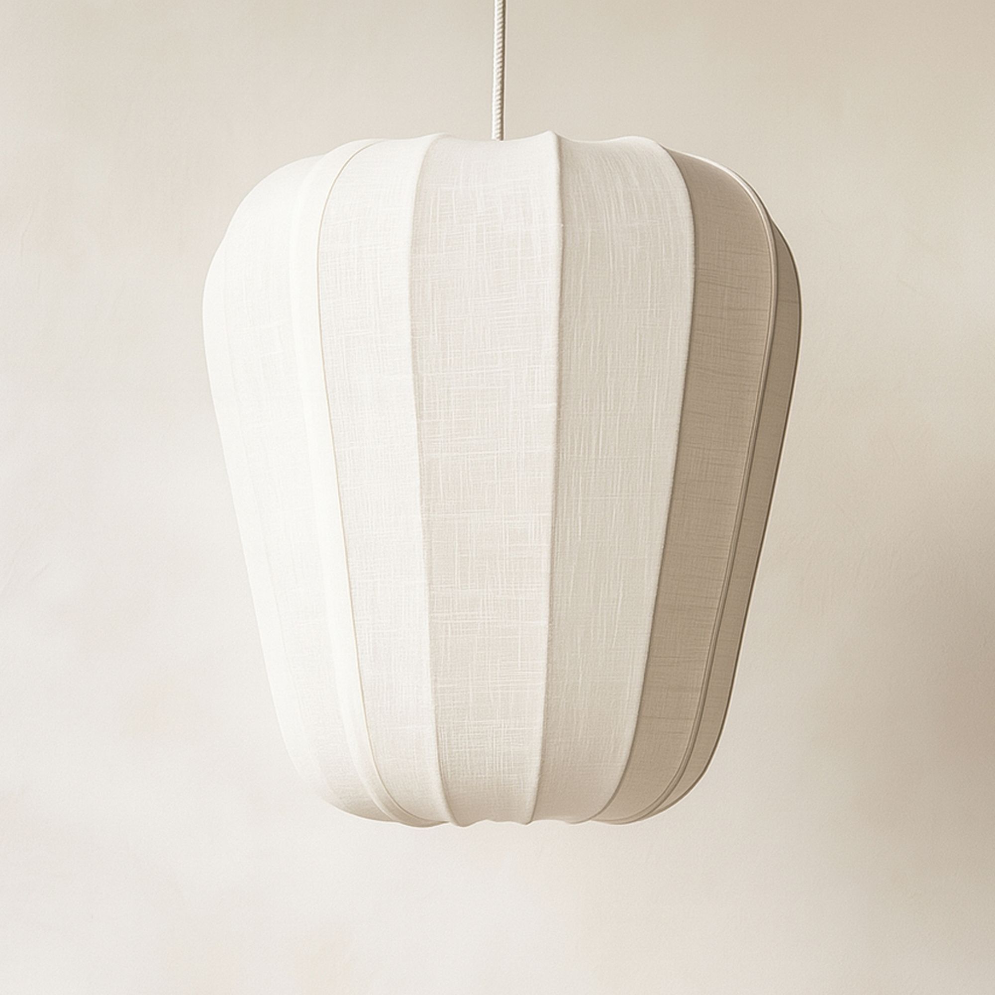 Suspension en coton ivoire et métal h39cm ALBA