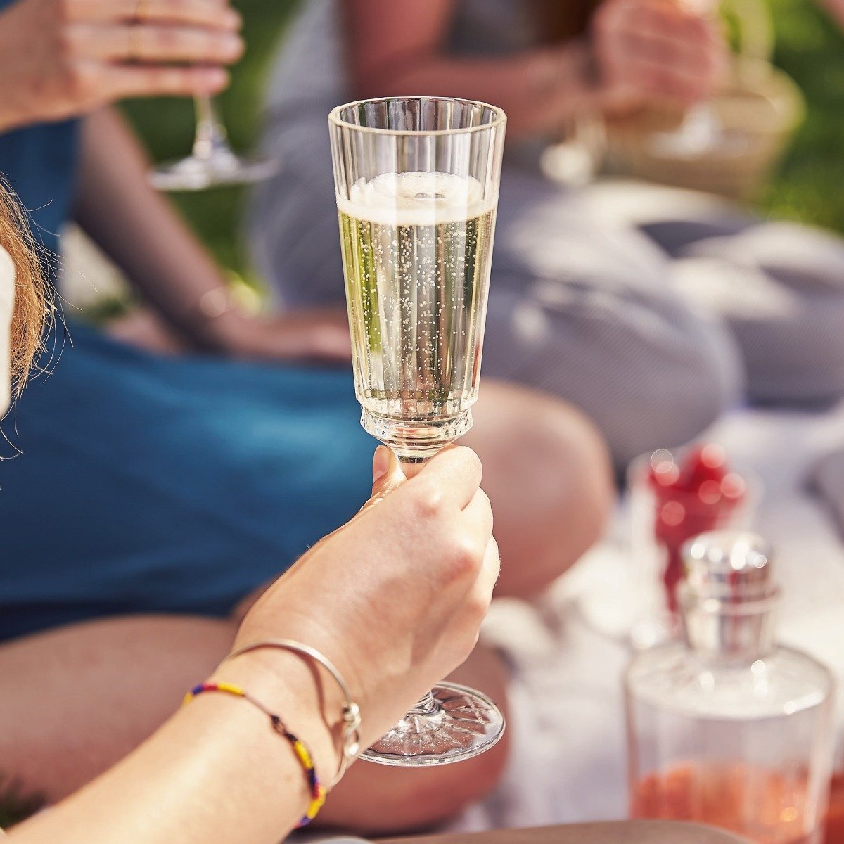 6 flûtes à Champagne 17cl