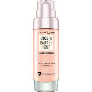 Maybelline Dream Radiant Liquid Fond De Teint Eclat 20 Beige Éclat