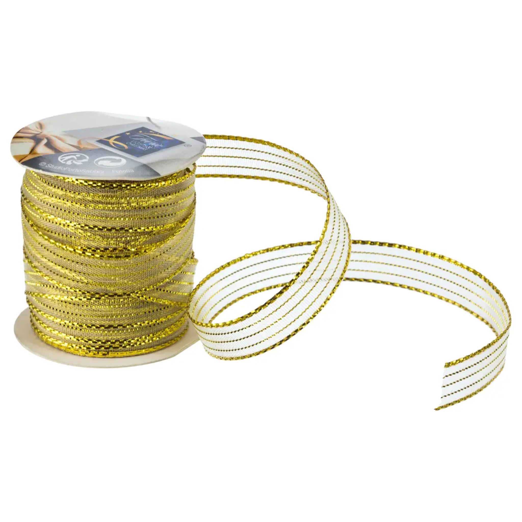 Ruban tissé 10mm l.3 m polyester