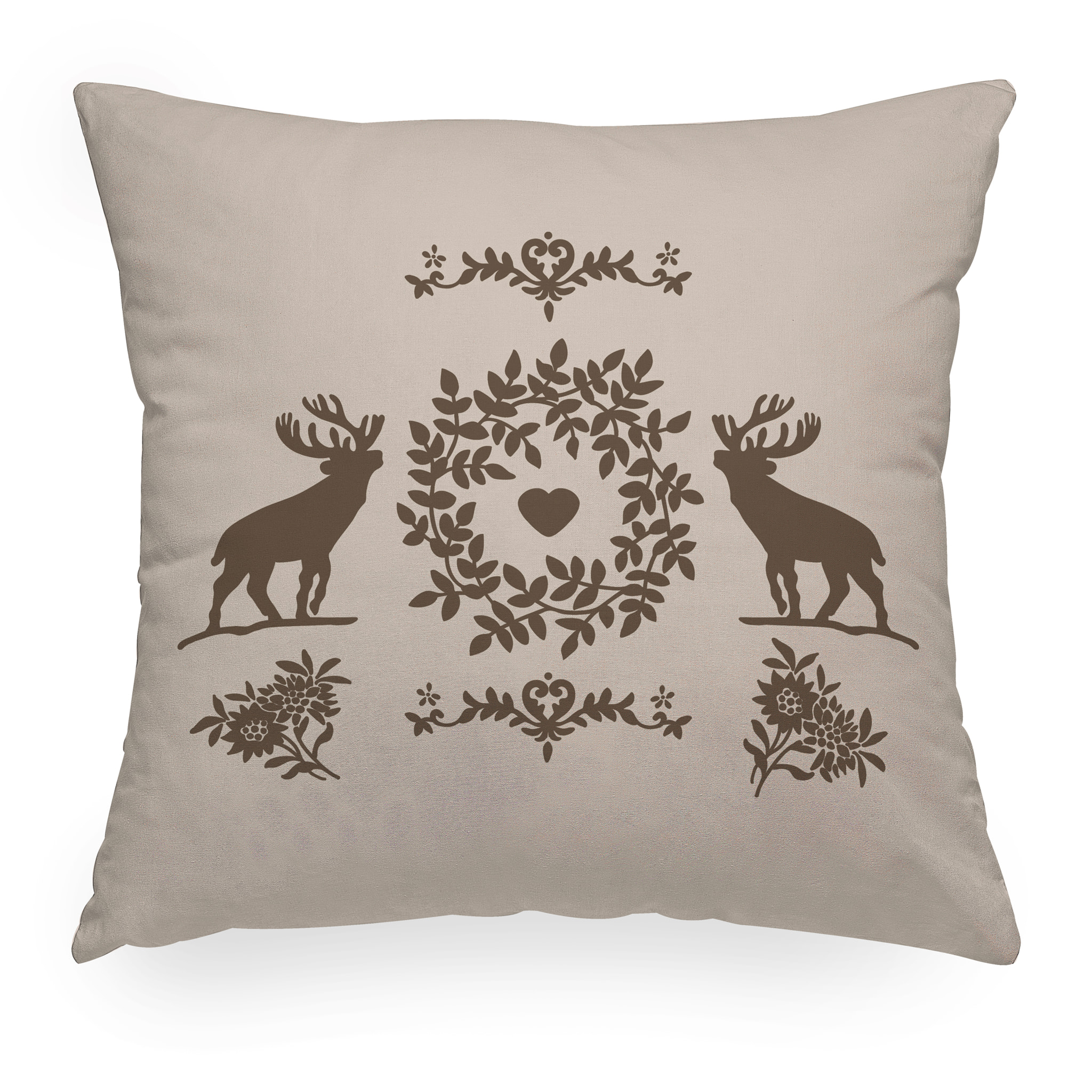 CASA ANVERSA Stelvio Cuscino in velluto retro in tinta unita coordinato