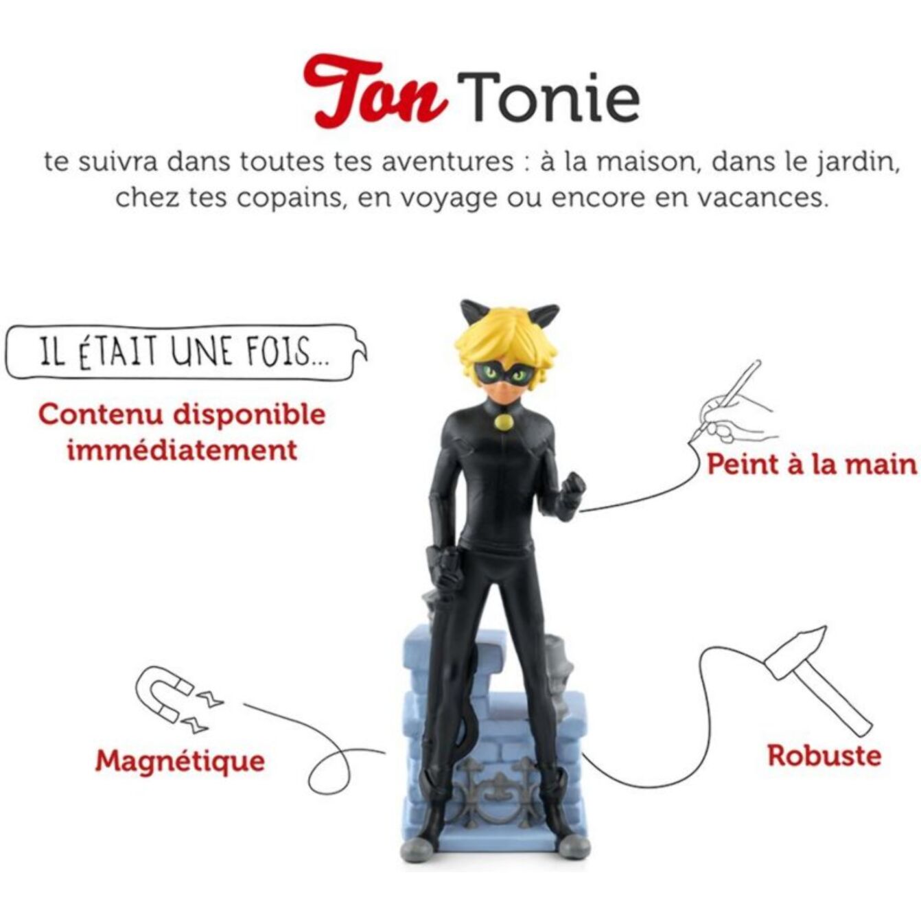 Figurine TONIES Miraculous (Chat noir)