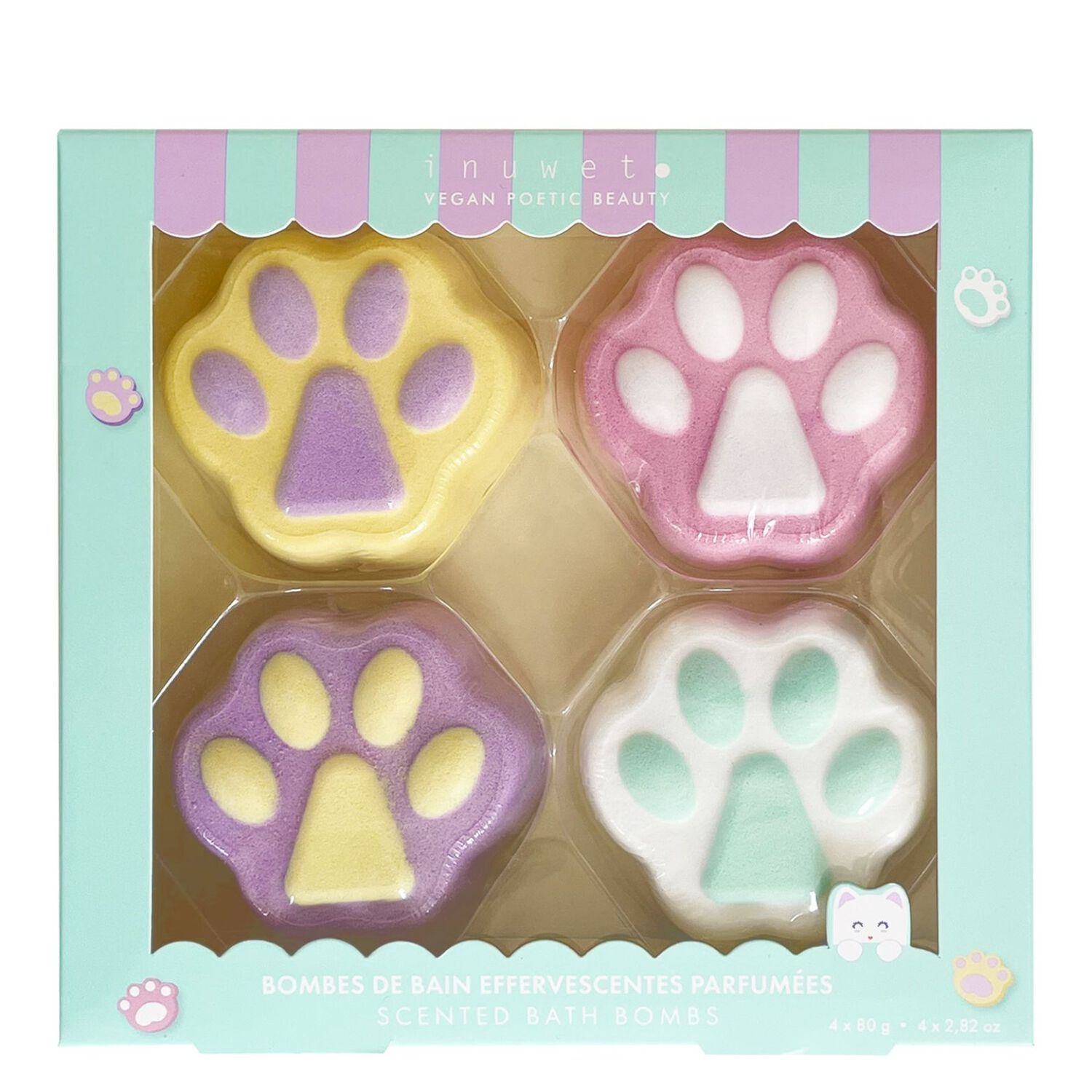 Fizzi Kitty - Coffret 4 Bombes de Bain