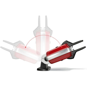 Gaufrier, gaufrette LAGRANGE super 2 antiadhésif rouge coeur