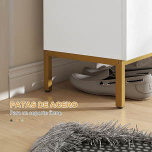 Mueble Zapatero de 5 Niveles, Armario para Zapatos con Puertas de Cierre Suave, Estantes Ajustables, para 15-20 Pares de Zapatos, Zapatero para Pasillo Recibidor, 72x31,5x95 cm, Blanco
