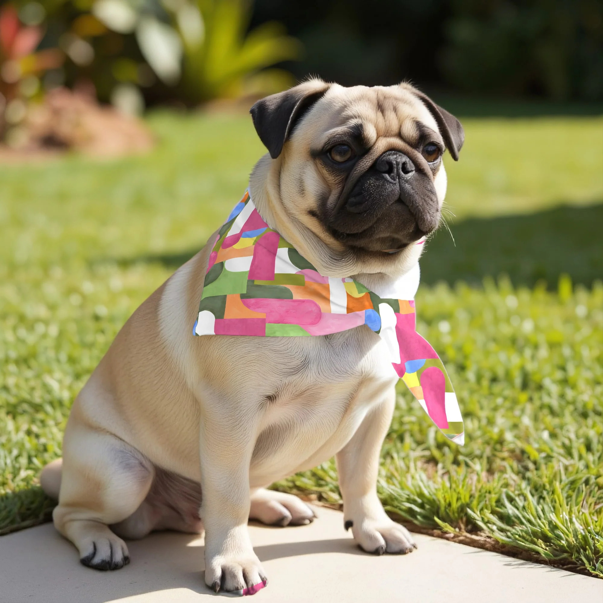 Pack de 2 bandanas pour animaux Dundee