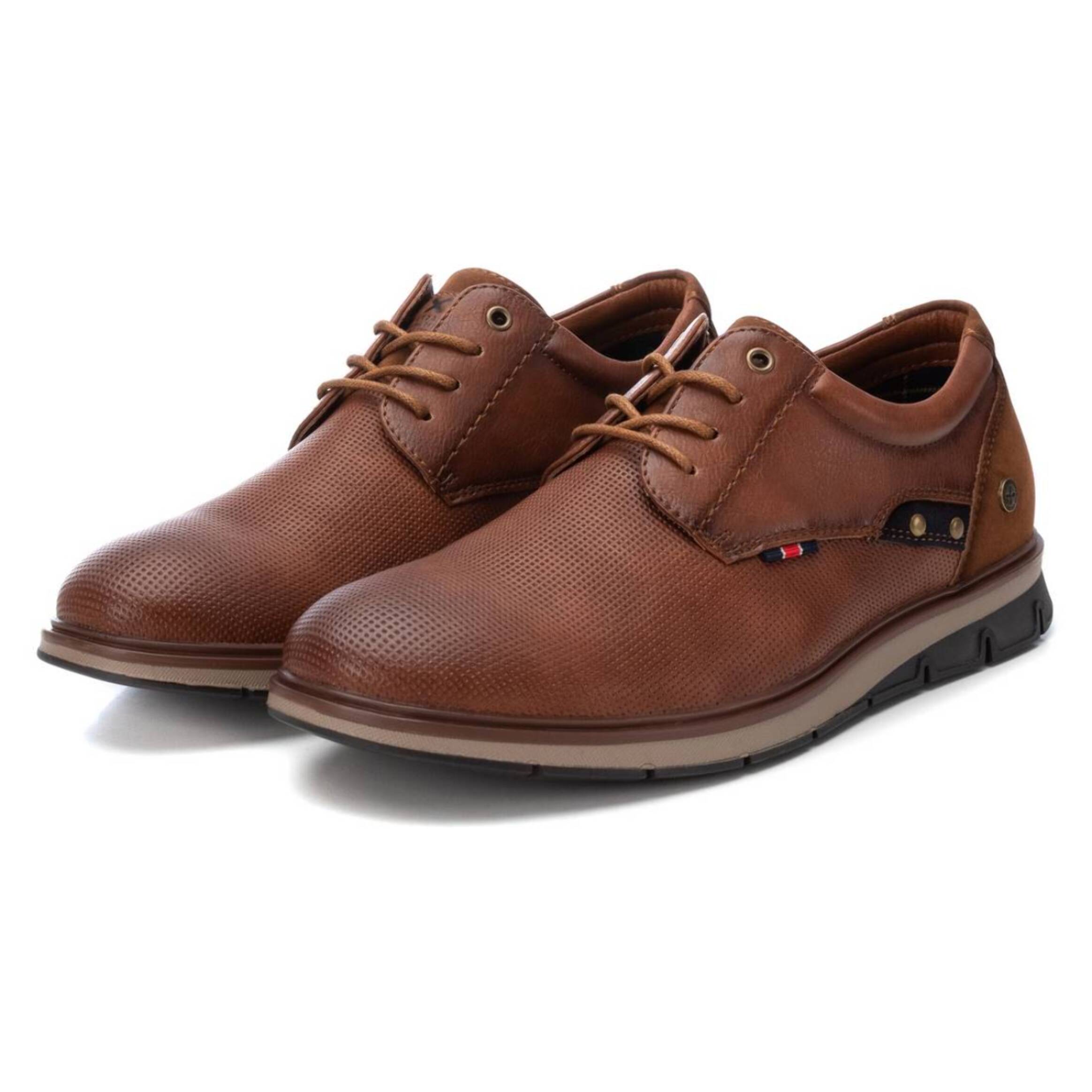 Zapato blucher/derby camel