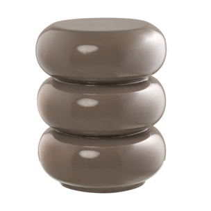 David - bout de canapé bubble - 44 cm - Marron