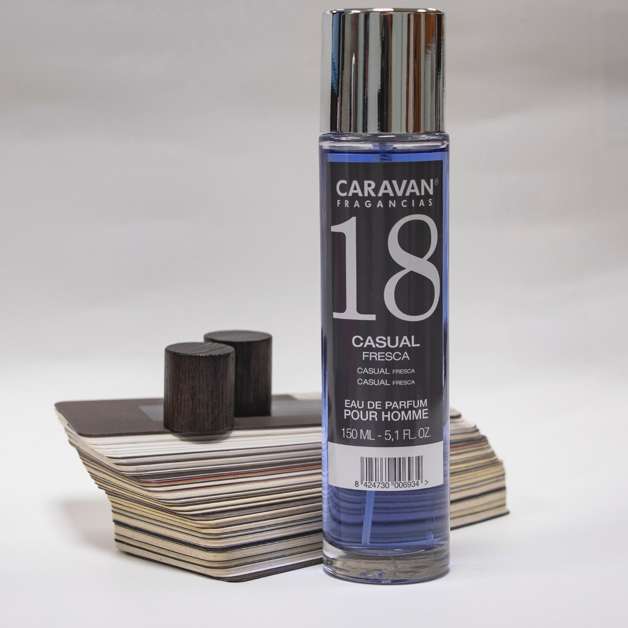 Caravan fragancias set de 3 frascos perfume de hombre nº18, de 150 ml