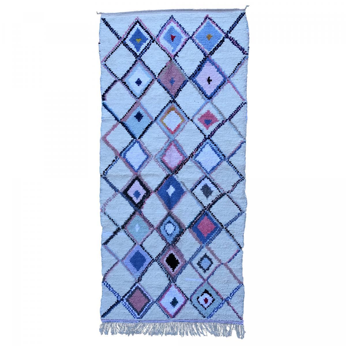 Authentique tapis berbère fait à la main en coton MIFU