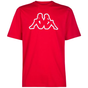 Kappa - T-Shirts & Top Uomo Rosso - Logo Amberis Dk