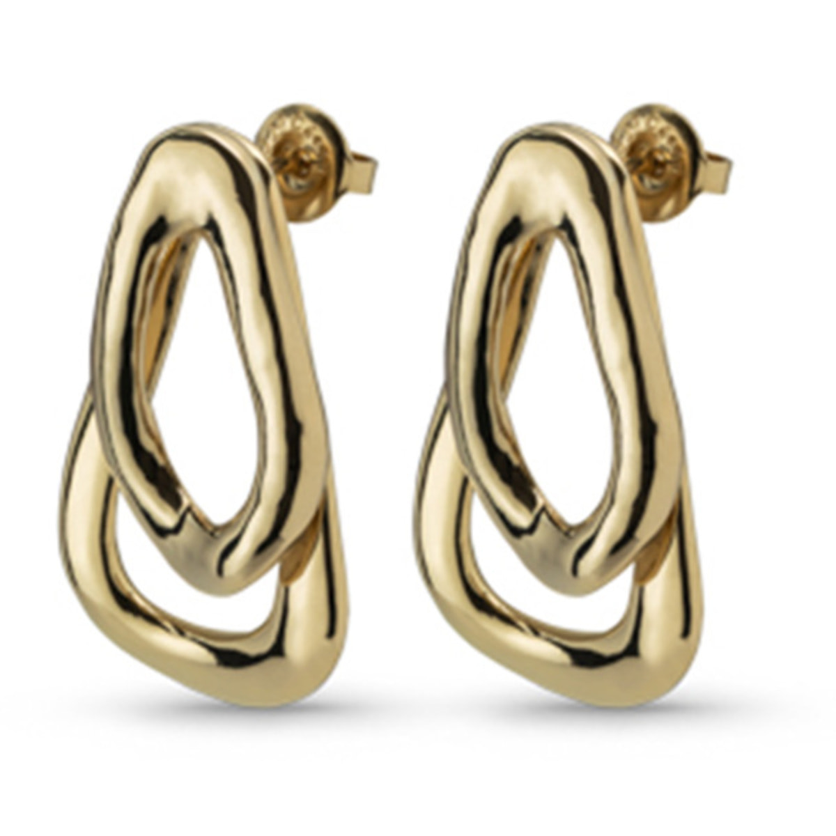 Pendiente CONNECTED DORADO U