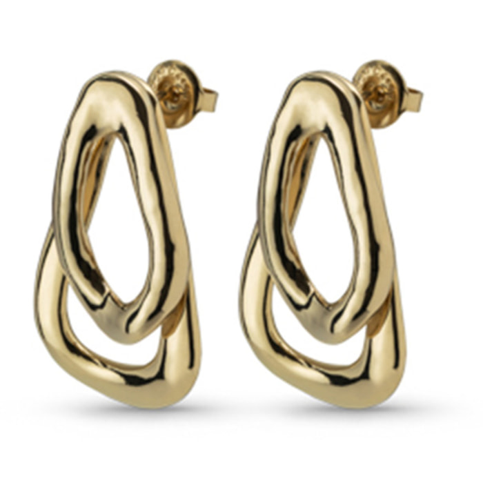 Pendiente CONNECTED DORADO U