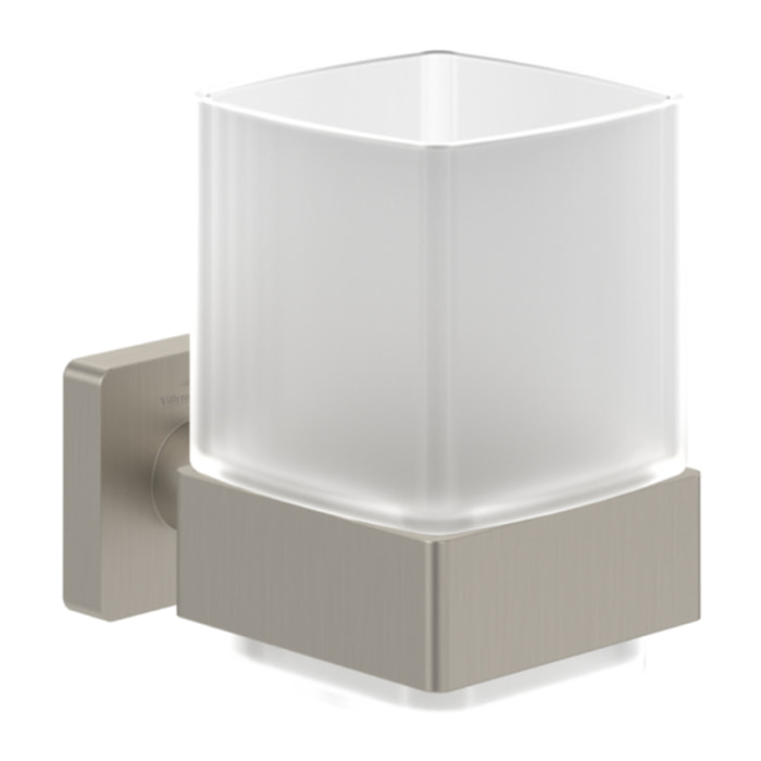 Porte-verre Elements - Striking  nickel brossé