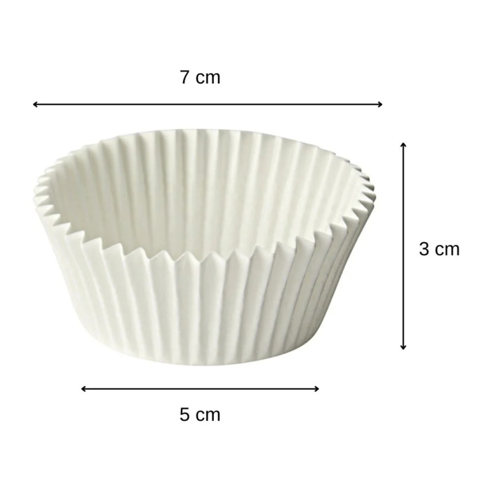 Lot de 75 moules à muffins en papier 5 cm Zenker Smart Pastry