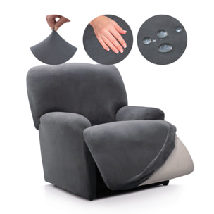 Funda TERCIOPELO ANTIMANCHAS Multi elástica para RELAX PIES JUNTOS modelo VERONICA