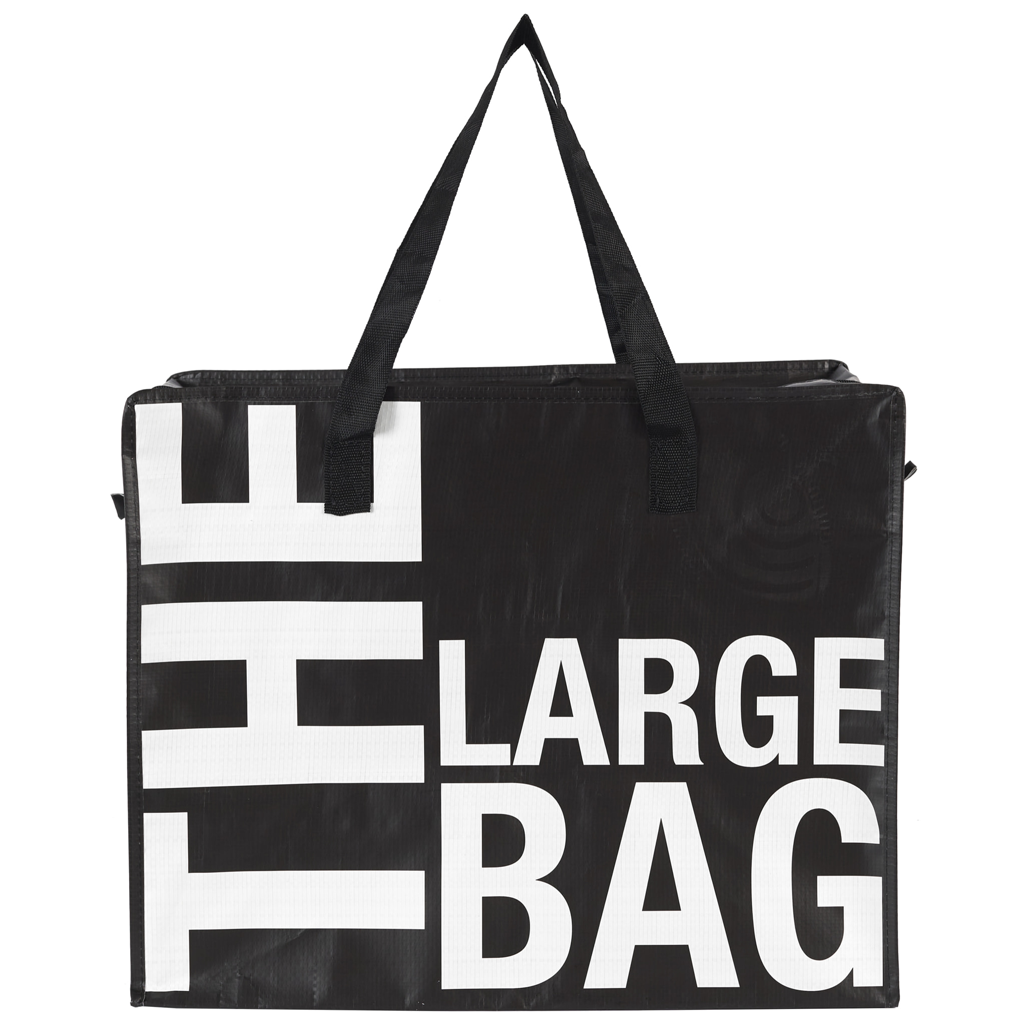Sac Shopping - JE CHERCHE UNE IDEE - Multi Usages - Noir et Blanc