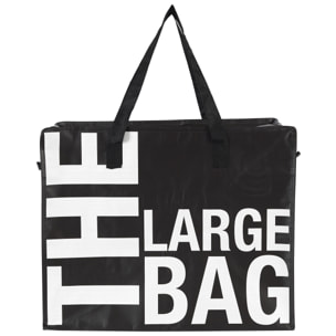Sac Shopping - JE CHERCHE UNE IDEE - Multi Usages - Noir et Blanc