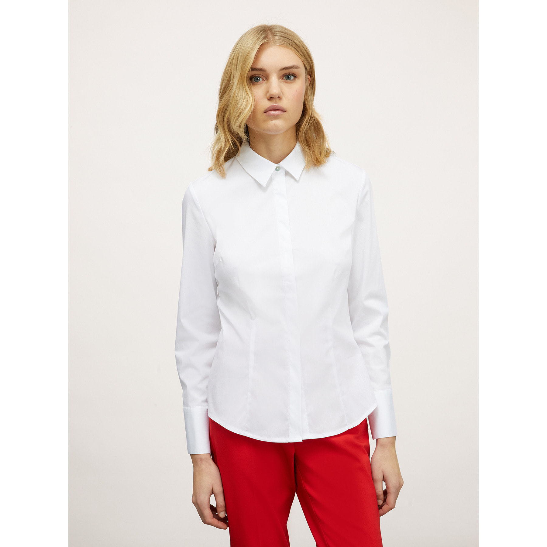 Motivi - Camisa de popelina - Blanco