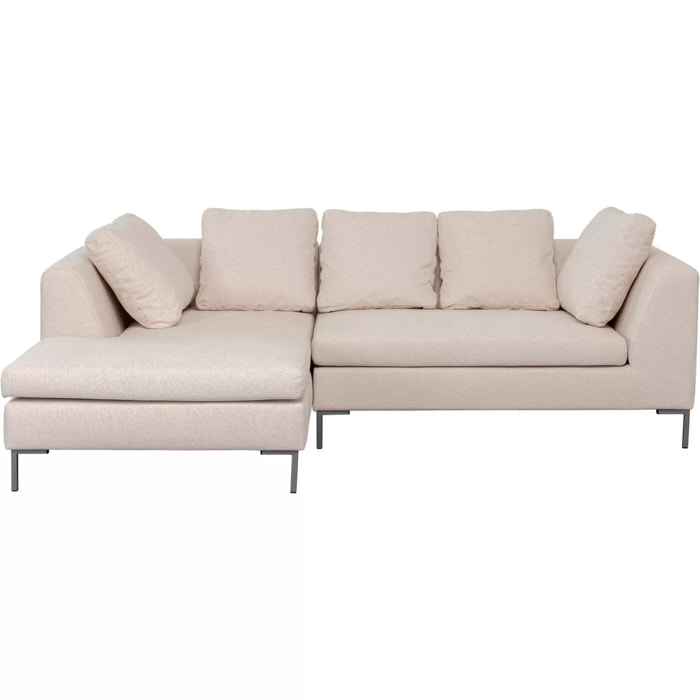 Canapé d'angle Gianna 250cm crème Kare Design