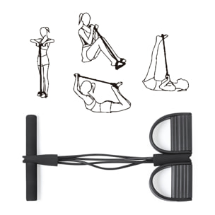 Corda di tensione Rayden, di resistenza media. Maniglie imbottite, include borsa da trasporto.