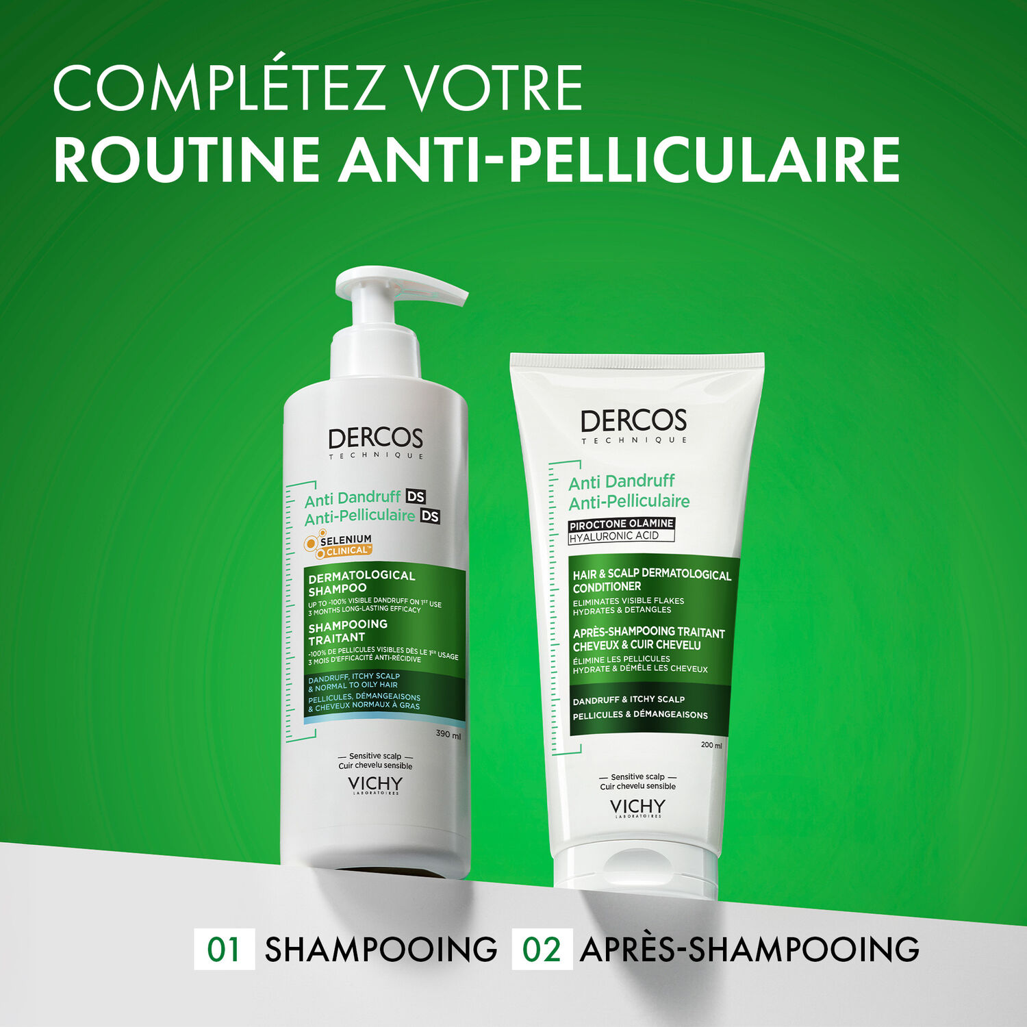 Dercos - Shampooing Anti-Squames