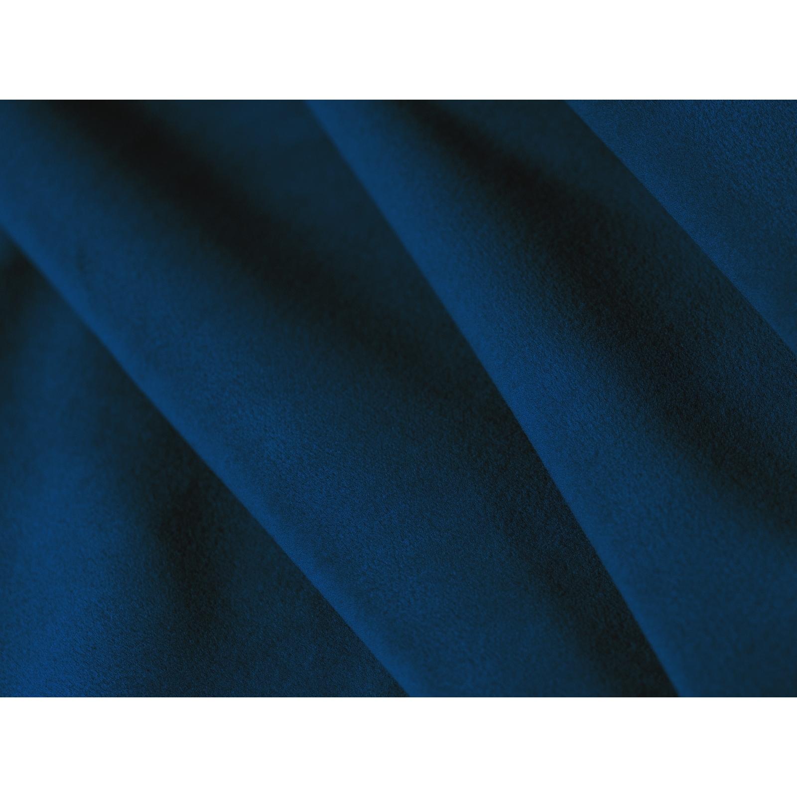 Tête de lit ''Camargue'' 140x120cm en velours bleu roi