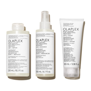 OLAPLEX Set Bond Shaper Curl Rebuilding Treatment Step 1 250ml + Step 2 180ml + Step 3 100ml