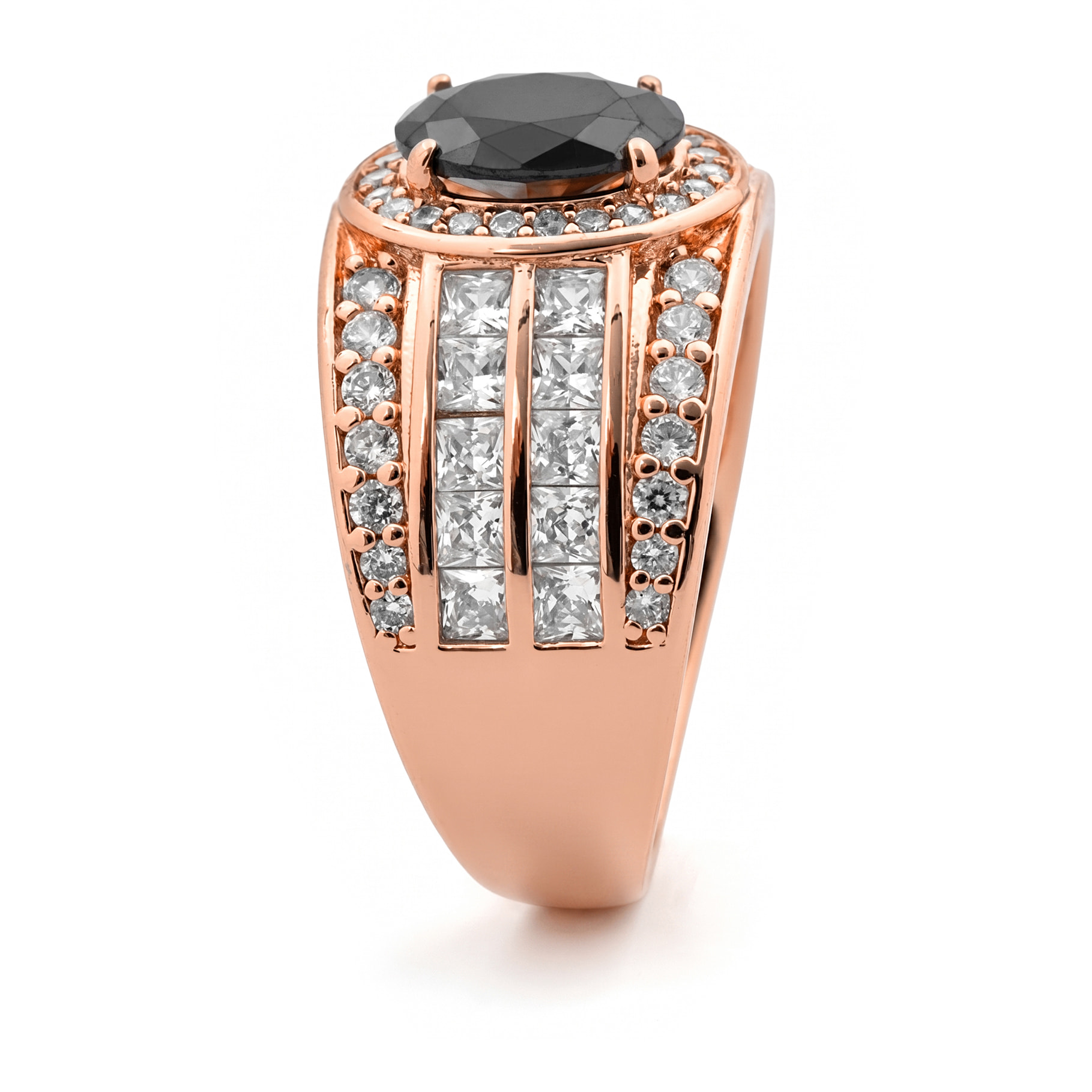 Anillo Riadna acabado oro rosa 18k