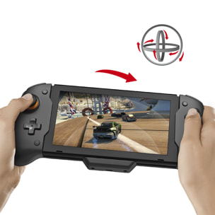 Mando Grip compatible con Nintendo Switch TNS-19252C. Motores de vibración, sensores giroscópicos, alta ergonomía. Incluye funda semirígida.