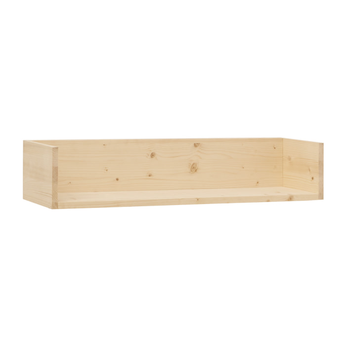 Estantería de madera maciza tono natural de varias medidas
