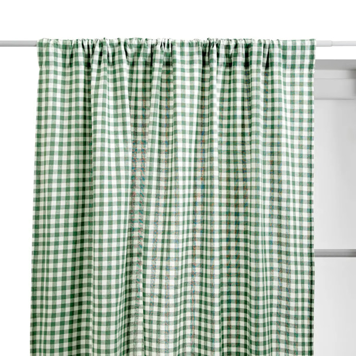 Rideau Groove 260x140cm vichy vert