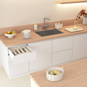 Distributeur de savon Poly rectangulaire 540ml beige