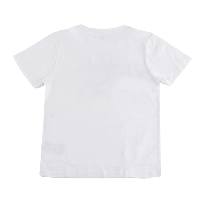 Camiseta Corta Hot Wheels - Color Blanco
