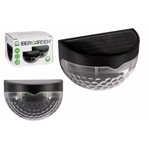 Set di luci solari da esterno con motivo di luce fredda.