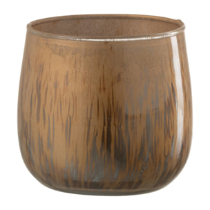 J-Line photophore - verre - antique brun - small - 6 pcs