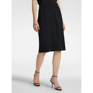 Elena Mirò - Falda de tejido elástico - Negro