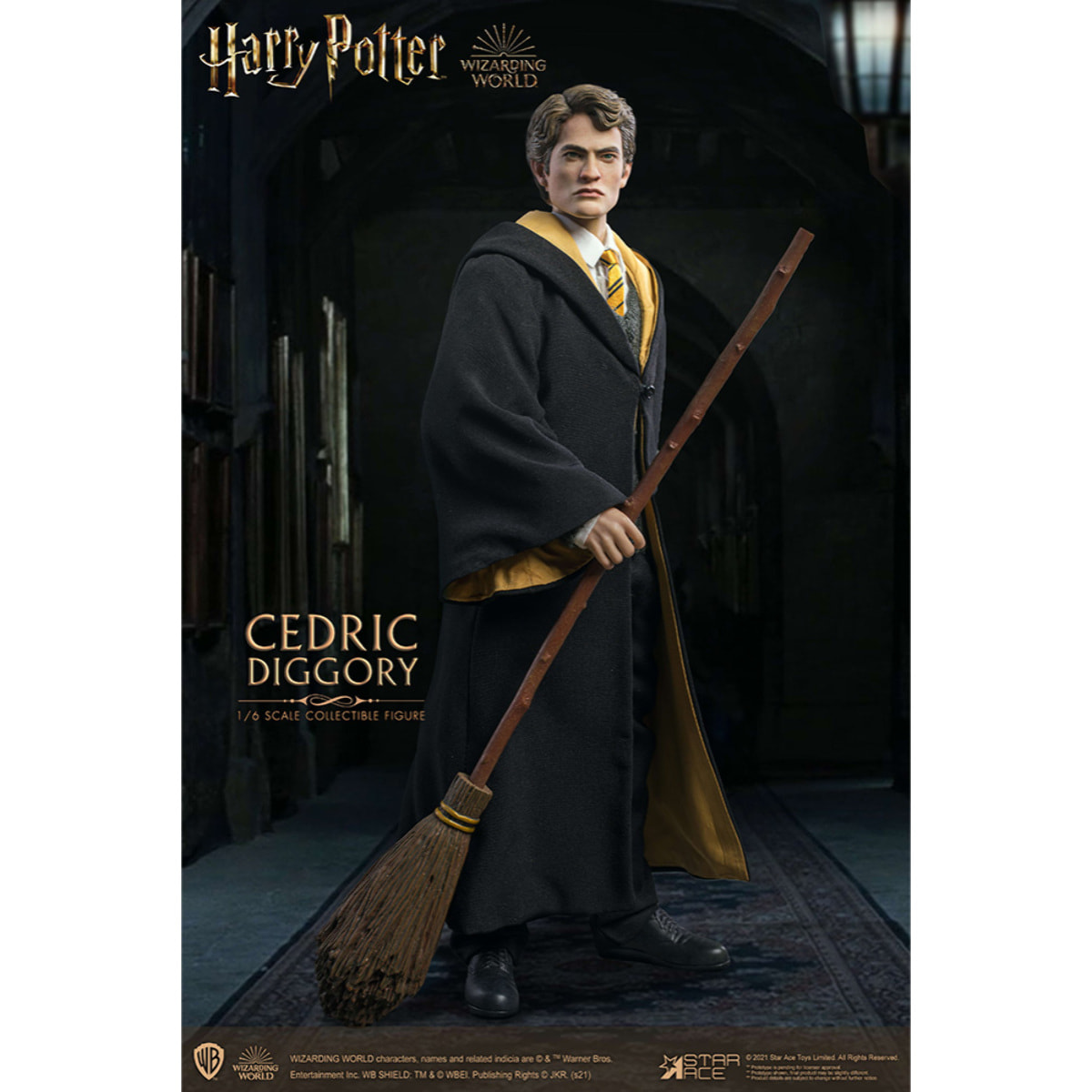 Harry Potter Cedric Diggory Deluxe 1/6 Af Action Figura Star Ace