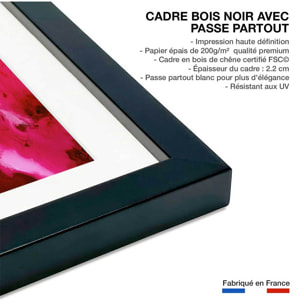 Poster deco bloodstream Affiche sous cadre noir
