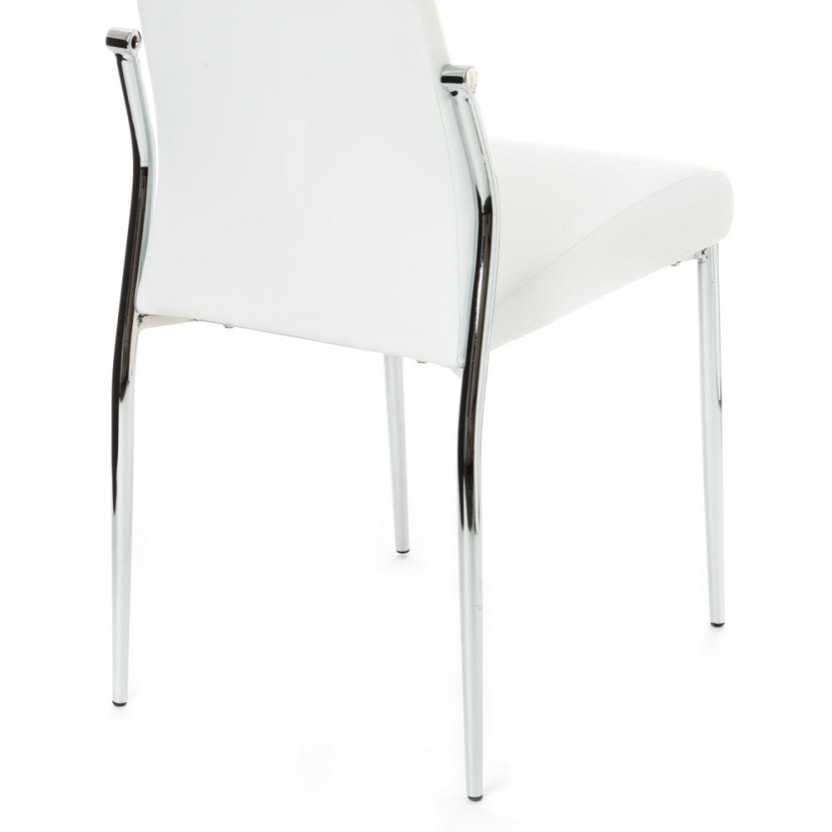 Tomasucci Lot de 4 CHAISES MARGO' WHITE Blanc