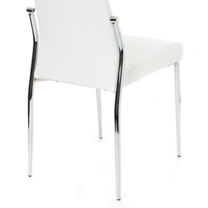 Tomasucci Lot de 4 CHAISES MARGO' WHITE Blanc