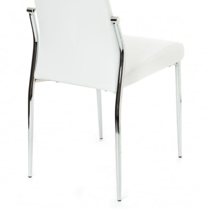 Tomasucci Lot de 4 CHAISES MARGO' WHITE Blanc