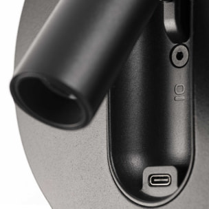 TIMIT USB C Lampada da parete lettore nero