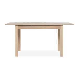 Table de repas en bois extensible 6 personnes KEEL