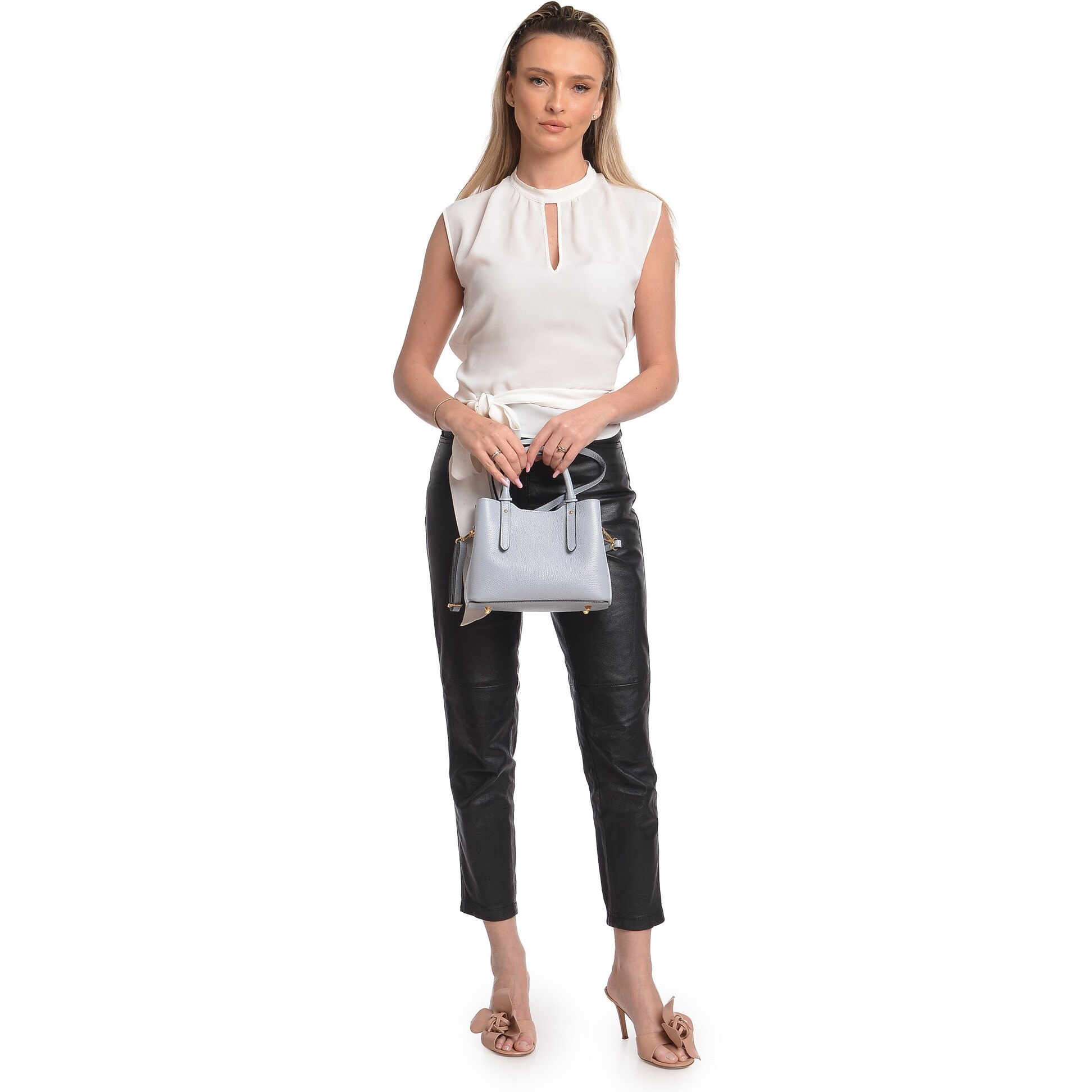 Borsa a mano Anna Luchini Turchese