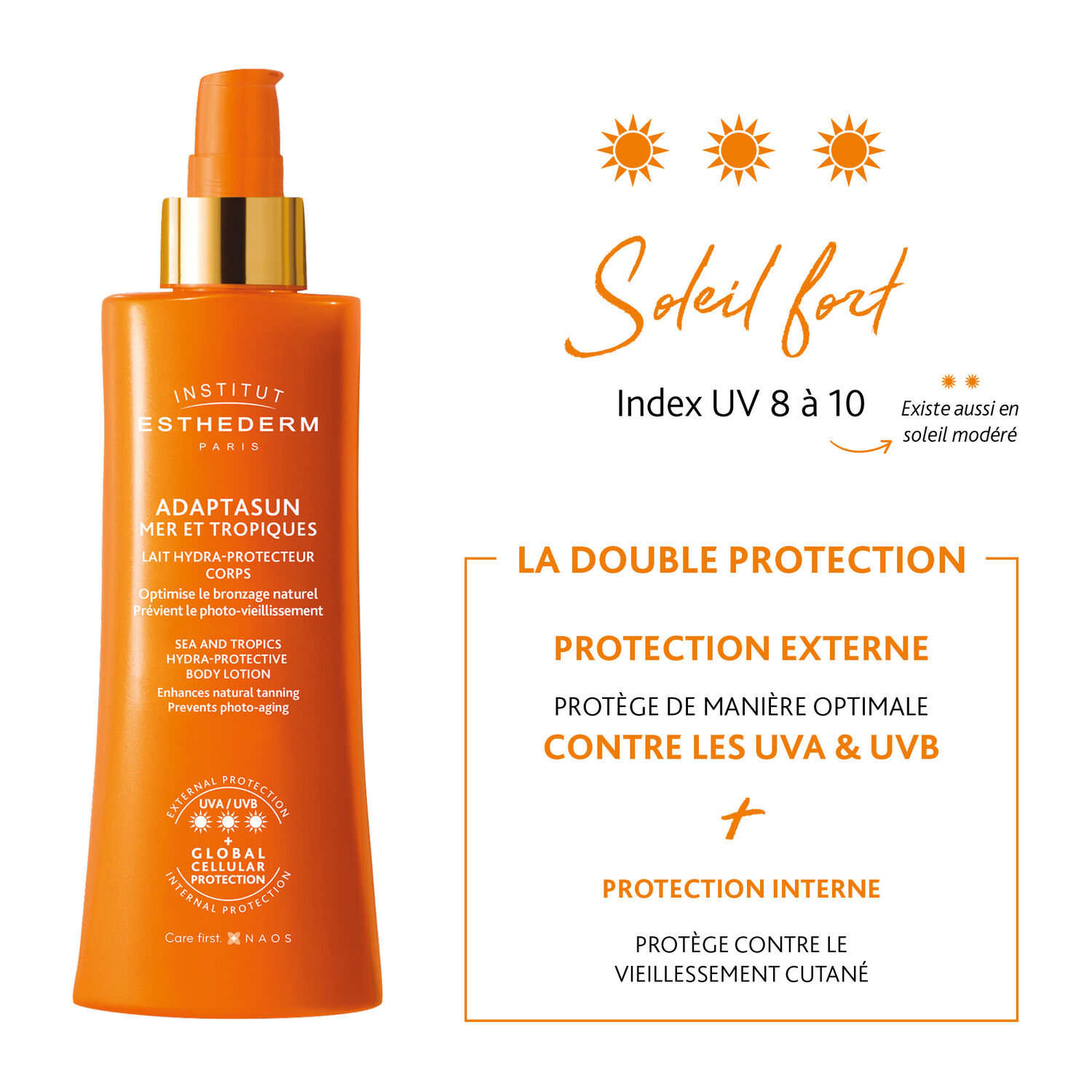 Adaptasun - Lait Corps Soleil Fort 200 ml