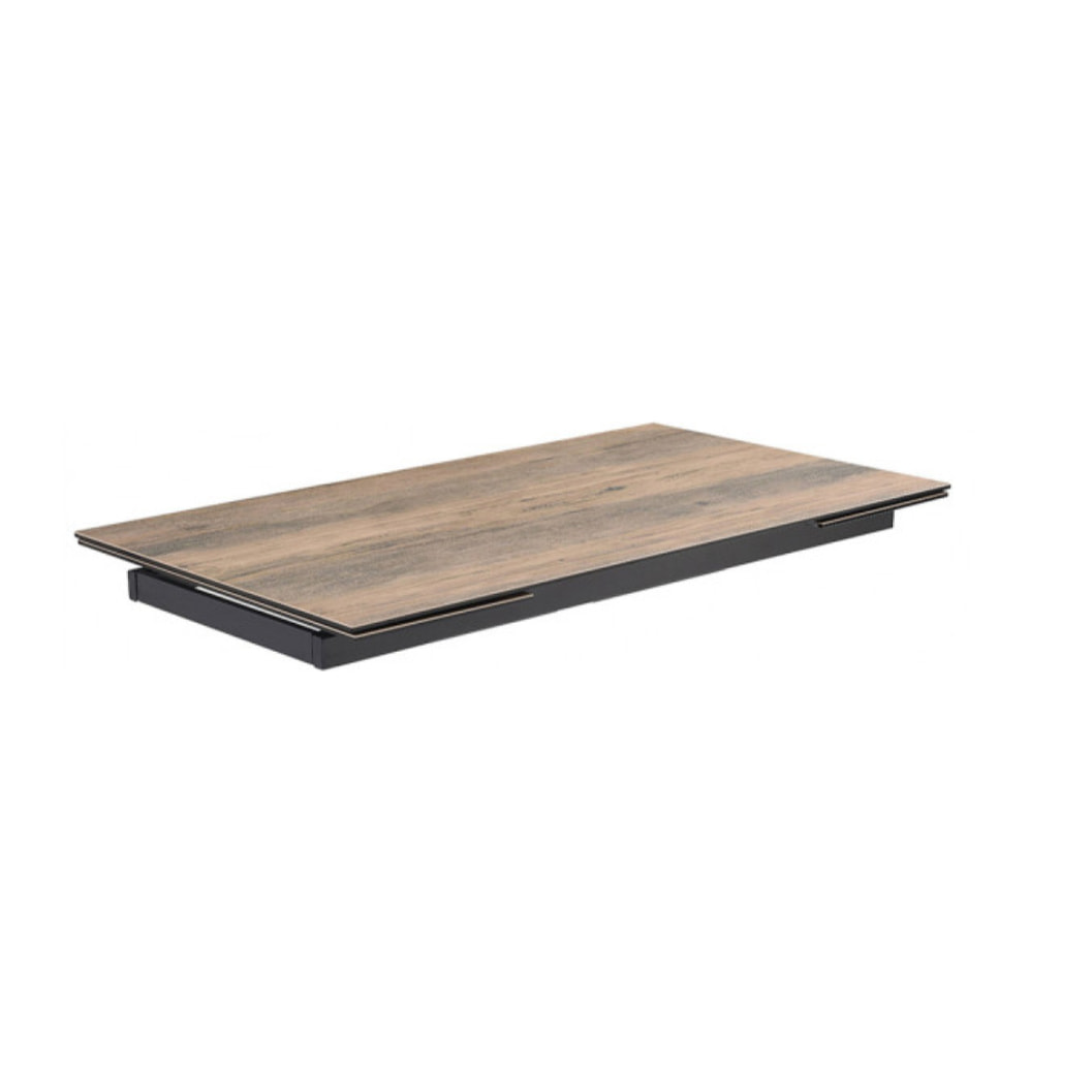 Plateau céramique de table extensible finition bois L160/240cm - UNIK