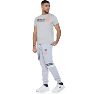 T-shirt a maniche corte in cotone elasticizzato "Tech"